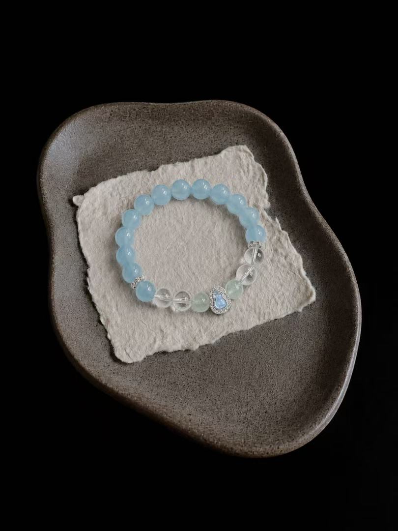 Morning Dew Aquamarine Bracelet