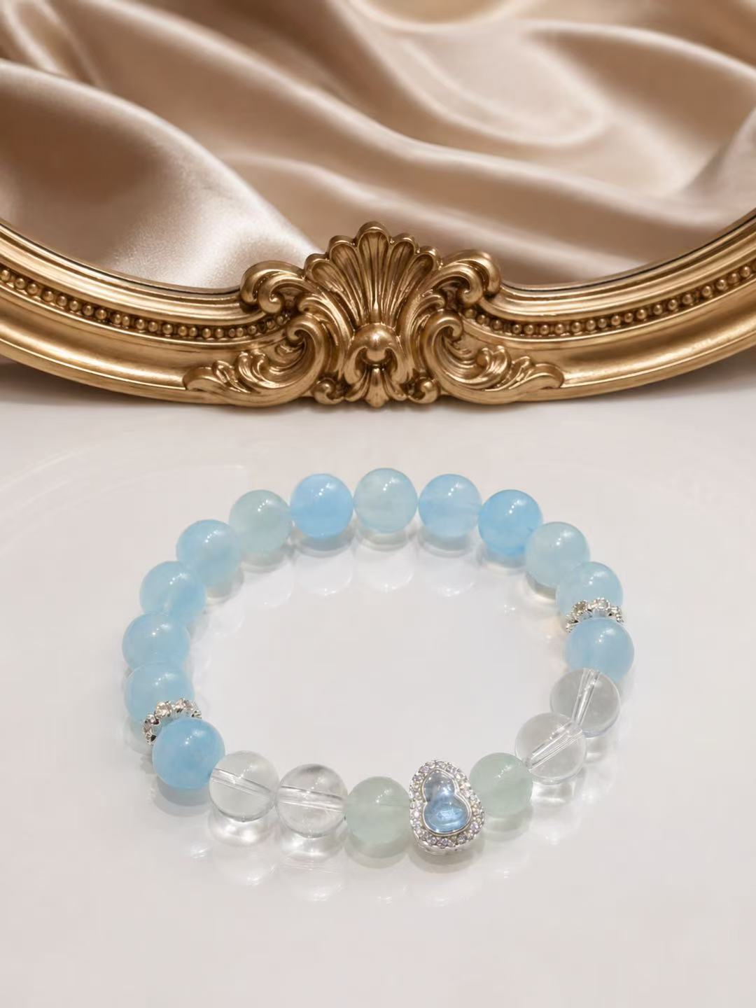 Morning Dew Aquamarine Bracelet