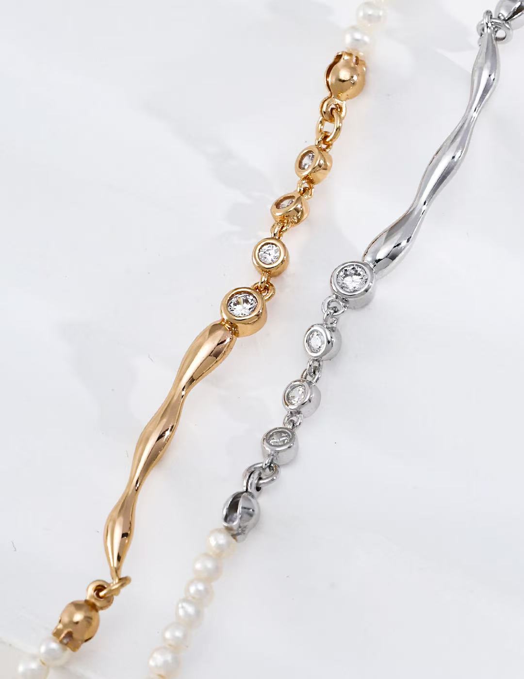 Open Horizon Cubic Zirconia Necklace