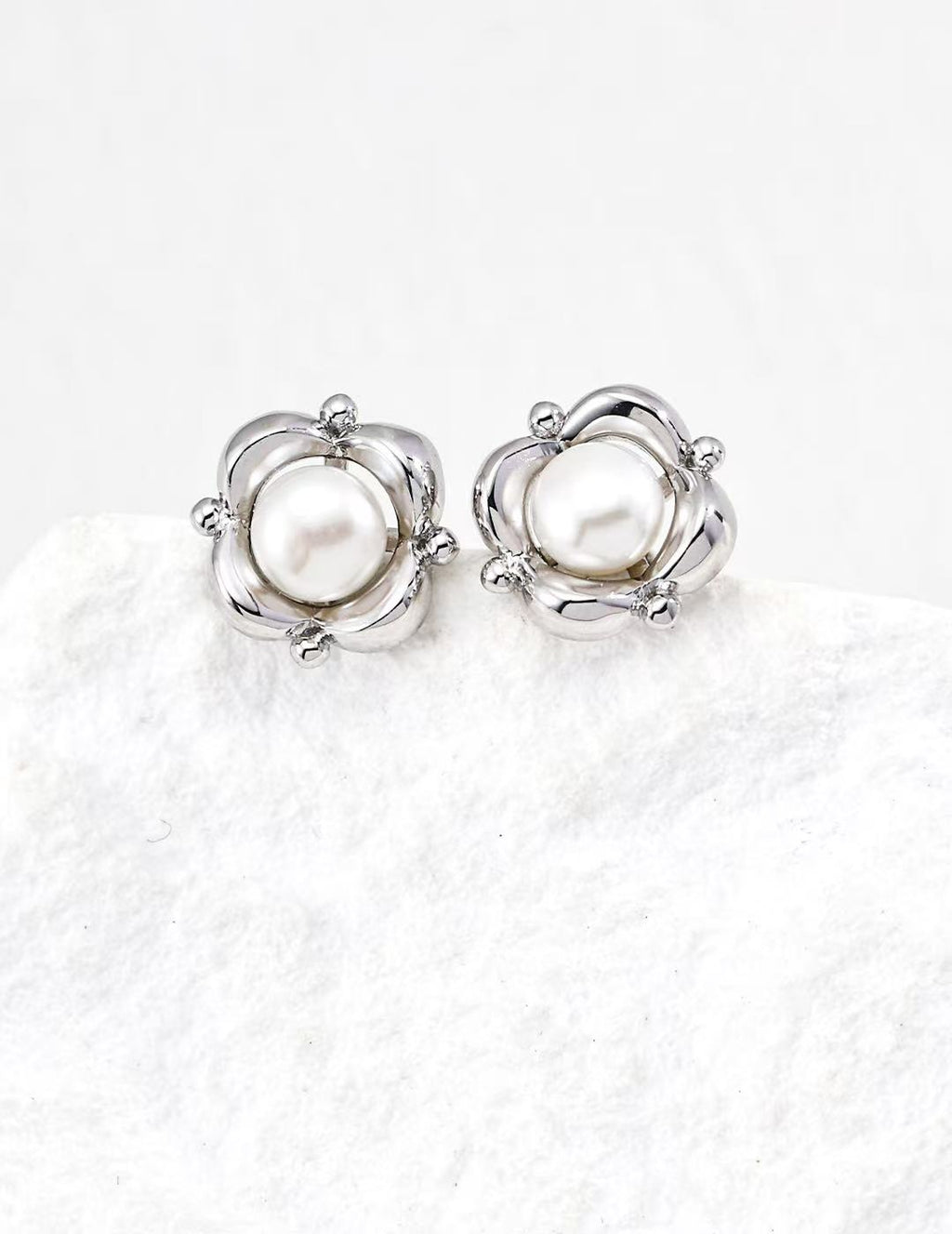 Hidden Pearl Earrings