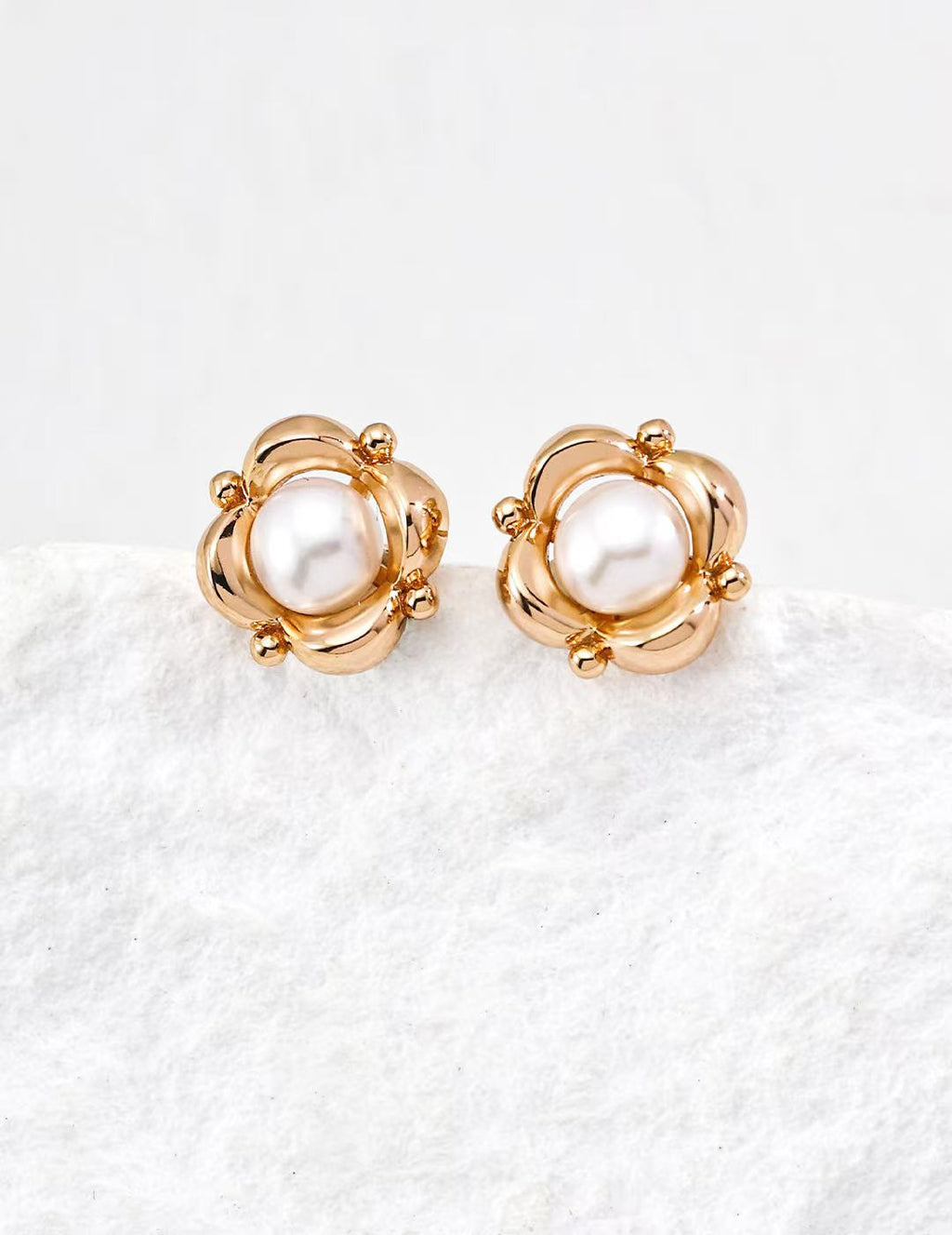 Hidden Pearl Earrings