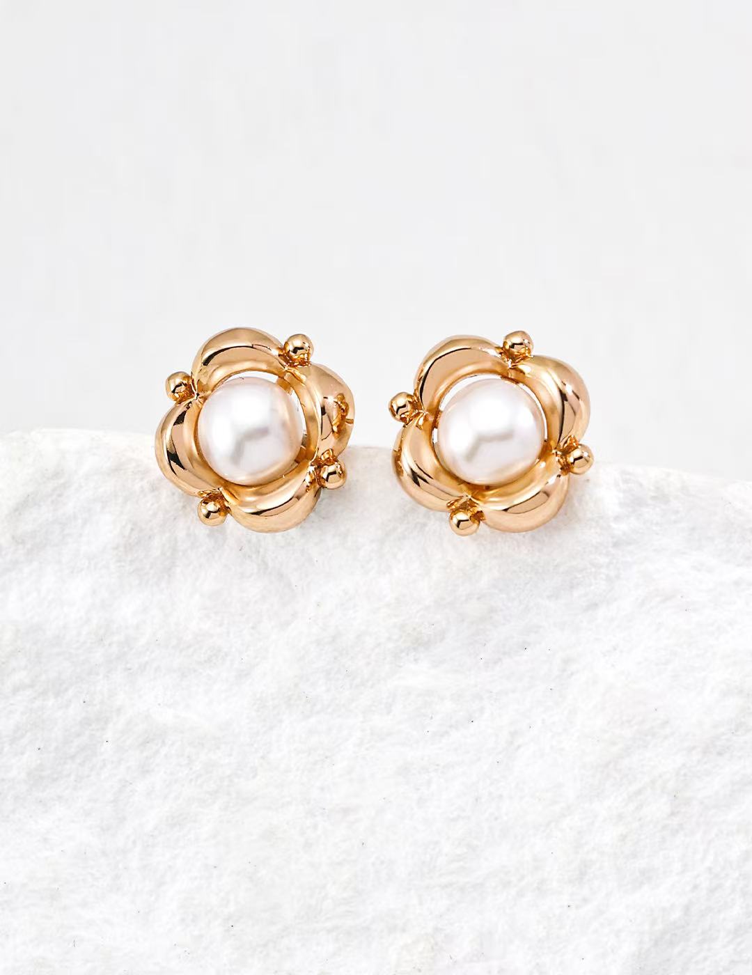 Hidden Pearl Earrings