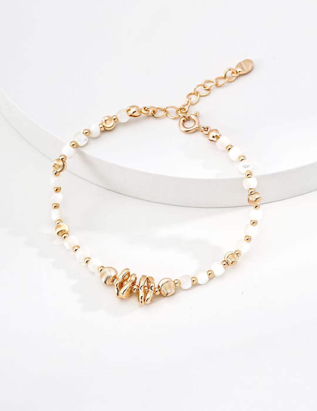 Held Together Mother-of-Pearl Bracelet