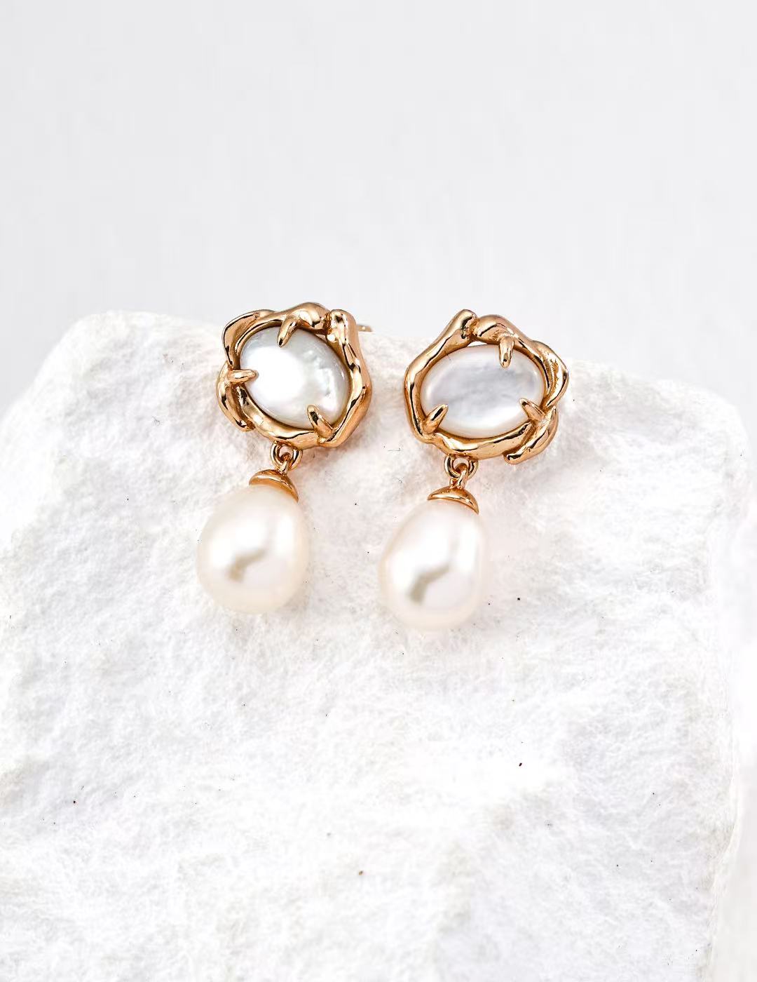 Cradle Drop Earrings